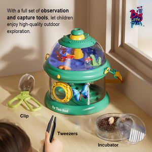 Jouets éducatifs d'été chauds Kit Nature Explorer <span class=keywords><strong>attrape</strong></span>-insectes en plastique avec <span class=keywords><strong>filet</strong></span> <span class=keywords><strong>papillon</strong></span> pour l'apprentissage en plein air - Product Image 2