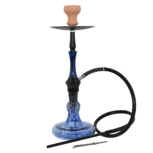 Vente en gros Nouveau design Ensemble de narguilé Shisha de haute qualité Belle bouteille en verre en aluminium avec techniques givrées - Product Image 1