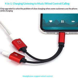 <span class=keywords><strong>Adaptateur</strong></span> audio <span class=keywords><strong>Lightning</strong></span> 2-en-1 avec prise <span class=keywords><strong>jack</strong></span> 3,5 mm pour casque et convertisseur de charge, fabriqué en Chine - Product Image 4