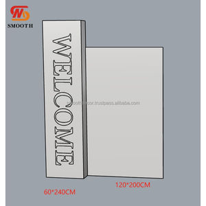 Fondo de acrílico blanco personalizado suave signo de bienvenida Tabla de asientos telón de fondo de Pvc para eventos de bodas y fiestas - Product Image 2