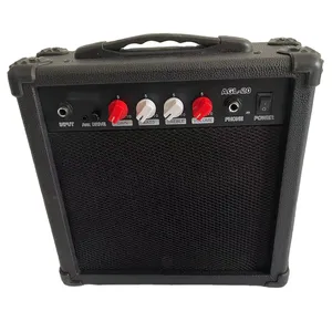 Elektrik gitar amplifikatörü ahşap yaratıcı gitar amplifikatörü gitar Amp Mini taşınabilir amplifikatör hoparlör 20w