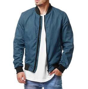 春の新しいメンズボンバージッパージャケット男性カジュアルストリートウェアヒップホップスリムフィットパイロットコート男性服プラスサイズ5XL - Product Image 3