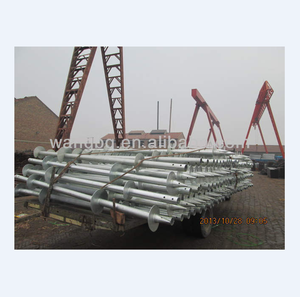Construcción de marco de madera, punta de tierra metálica para la construcción de cimentación blanda - Product Image 1