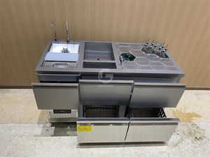 สถานีค็อกเทลแบบกำหนดเองพร้อมระบบทำความเย็นด้วยอากาศ บาร์ค็อกเทลสแตนเลสจากจีน อุปกรณ์ราคาแข่งขัน - Product Image 2