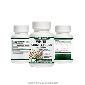 White Kidney Bean 10:1 Extract 1800 mg Per Serving 60 Vegan Capsule <strong>Carb</strong> <strong>Blocker</strong> Weight Loss <strong>Supplement</strong> Not for Pregnant Women - Product Image 1