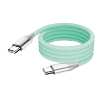 Câble de charge rapide USB2.0 tressé en nylon multicolore 1M/2M 5A/3A pour Android iPhone Matériau en cuivre pur