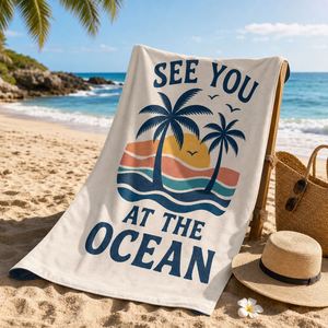 Custom Printed Business Gifts Extra-Large Absorbent Promotional Towels Portable <b>Beach</b> <b>Mats</b> for Outdoor - Product Image 1