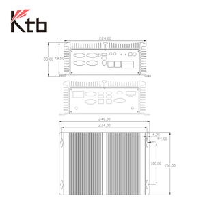 KTB 8412 profesyonel endüstriyel Mini PC ile Windows Core I5 I7 M2 SSD AI desteği NUC Barebone yeni Mini bilgisayar Pc - Product Image 2