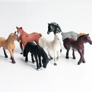 Yxs niños simulación modelo animal ocho Jun mapa mini mil Li blanco y negro caballo salvaje juguete - Product Image 2