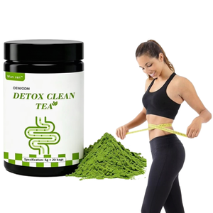 Fournisseur chinois de poudre détoxifiante pour le nettoyage du ventre et du corps, soin intestinal, boisson instantanée au thé vert, complément alimentaire - Product Image 1