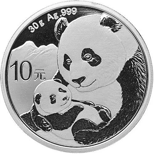 Gümüş kaplama yumuşak emaye gerçek gümüş 999.99 panda paraları chines sihirli