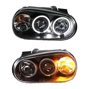 YU GUANG per Volkswagen VW <span class=keywords><strong>Golf</strong></span> <span class=keywords><strong>4</strong></span> R32 Parti e Accessori Auto Faro <span class=keywords><strong>2004</strong></span>-2008 Aggiornamento Stile Occhi d'Angelo Faro LED - Product Image 1