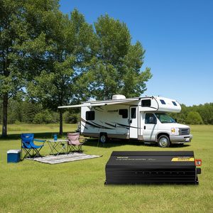 Inversor de Onda Sinusoidal Pura Vevor de 2500W, 12V DC a 120V AC para RV, Convertidor de Energía Monofásico con Pantalla LCD y Puerto USB - Product Image 2