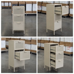 ตู้ข้างเตียง/ตู้บุฟเฟ่ต์ ดีไซน์ร่วมสมัย โครงเหล็ก สำหรับห้องนั่งเล่น - Product Image 4