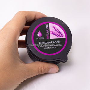 น้ำมันนวดตัวกลิ่นหอมหลากหลายชนิด เทียนนวดตัวหอม/เวล่า/เคอร์เซ/บูจีส์ ในโถพร้อมพวยกา - Product Image 6