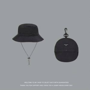 Sombrero de Pescador Plegable para Exteriores con Bolsillo, Gorra de Pesca Unisex Estilo Safari con Cordón Ajustable - Product Image 6