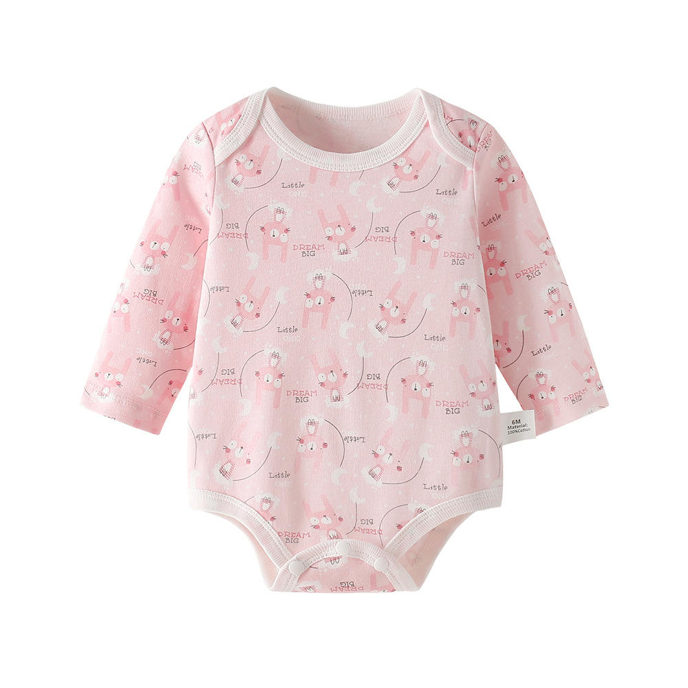 Chemise manches longues-lapin rose