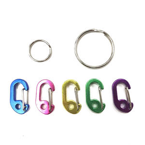 Clip Mini Colorido de 1 Polegada para Camping e Hiking, Carabiner 5 em 1 com Gancho de Pressão - Product Image 3