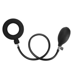 Venta de fábrica, anillos para pene para hombres, colección de anillos inflables de silicona impermeables para retrasar la eyaculación, juguete sexual - Product Image 1