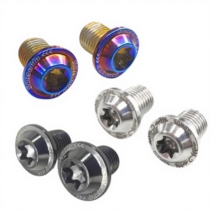 Bouchons de trou miroir en acier inoxydable SUS304 SOMOTO Taiwan |   Tête UFO M10 | 1 paire de vis à filetage droit |   Finitions brutes, TIB et BKP - Product Image 1