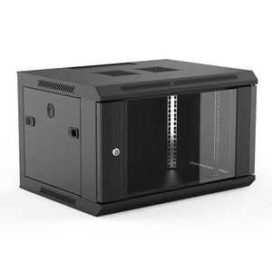Armoire de serveur IT murale Saip 4U 6U 9U 12U 15U 18U pour équipement de réseau et de centre de données avec système de refroidissement par ventilateur - Product Image 4