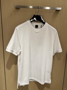Nouveau T-<span class=keywords><strong>shirt</strong></span> en coton épais pour homme 2026, imprimé, assorti pour couple, avec lettres, style décontracté chic, minimaliste et polyvalent - Product Image 1