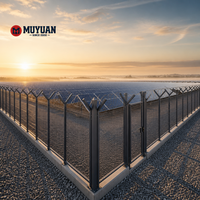 Hoogwaardig 76,2x12,7mm anti-klim 358 gaas PVC-gecoate beveiligingsomheining anti-snij rigid gelaste omheiningssysteem voor Australische ranches
