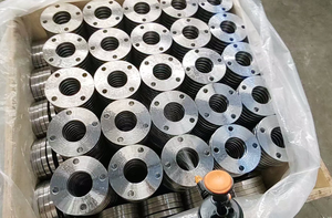 Durable Forged Carbon Steel Round Natural Finish Slip on Flange for Petrochemical and Seawater Treatment Projects - Product Image 2