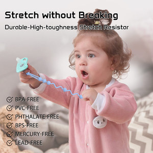 Broches para Chupetes con Diseño de Dibujos Animados Personalizados para Bebés de 0 a 12 Meses, Hechos de Silicona de Grado Alimenticio, Libres de BPA y Ecológicos - Product Image 4