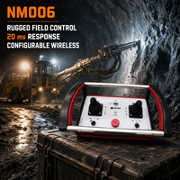 Télécommande hydraulique sans fil NM006 pour foreuse de tunnel avec contrôle sur site robuste, réponse de 20 ms, sans fil configurable
