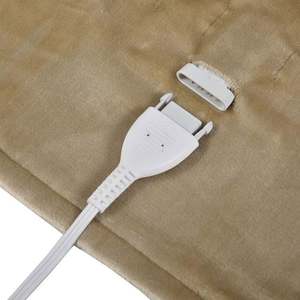 Couverture électrique, 1 pièce, prix bas, couleur unie, impression par sublimation, Beige, à pression thermique - Product Image 6