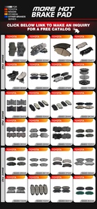 Kingsteel Oem 04465-yzzda 04465-12582 Auto-Onderdelen Keramische Voorbreak Auto Remblokken Voor <span class=keywords><strong>Toyota</strong></span> Prius Nhw20 Corolla Nze120 2004- - Product Image 6