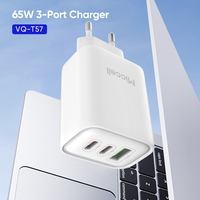 Charger USB C Miccell OEM PD Pengisian Cepat ABS Mini Portabel Berkualitas Tinggi Colokan EU untuk Ponsel Tablet Laptop Adaptor Daya Kustom