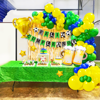 Ballons bannière de joyeux anniversaire pour enfants, décoration pour fête d'anniversaire à thème de Football, Set pour garçons, Fans de Football, nouvelle collection 2022