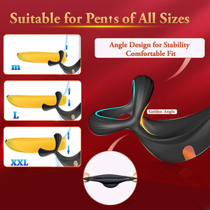 Anello Vibrante Telecomandato in Silicone per Massaggio Prostatico e Plug Anale, Giocattolo Sessuale Maschile Bestseller su Amazon - Product Image 2