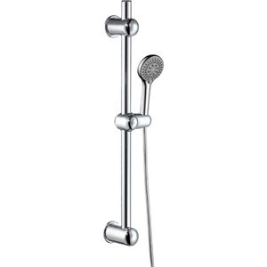 Riel Deslizante Completo Modelo 15108 Cromado 65.5 cm de Altura Accesorio para Cuarto de Ducha - Product Image 1