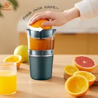 Draadloze elektrische mini citruspers voor huishoudelijk gebruik, USB oplaadbaar, OEM ODM keukenaccessoires voor fruit.