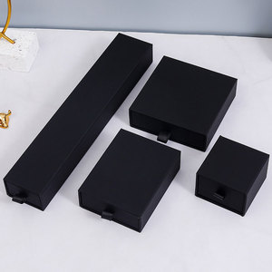 Sang trọng màu hồng giấy các tông Vòng đeo tay vòng cổ trang sức ngăn kéo Hộp bao bì - Product Image 5