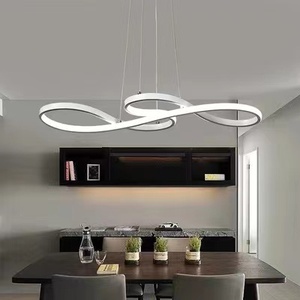 الشمال الذهبي مصباح ليد الإبداعية الموسيقية ملاحظة شكل الإضاءة الطعام غرفة نوم Led الثريا - Product Image 4