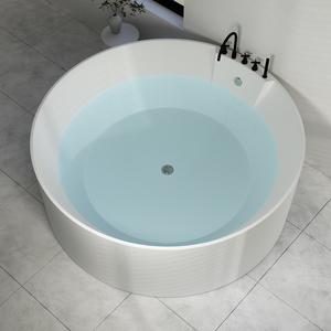 Baignoire de luxe tourbillon, lit-balançoire d'angle, baignoire de massage hydrophobe, d'intérieur, fauteuil à jet d'air, piscine, jupes de bain, - Product Image 3