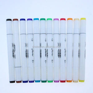 12 24 couleurs double marqueurs stylo double extrémité <span class=keywords><strong>alcool</strong></span> croquis <span class=keywords><strong>dessin</strong></span> marqueurs stylos école <span class=keywords><strong>crayon</strong></span> ensemble - Product Image 2