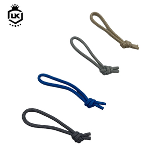 Lanke Logo Noeud Fermeture Éclair Extracteur Cordon Fermeture Éclair Extracteurs Cordon Corde Caoutchouc Corde Fermeture Éclair Extracteur Caoutchouc pour Vêtements Sac Pochette Dix - Product Image 2