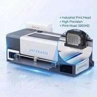 Imprimante DTF A3 XP600, tête d'impression 33 cm, machine d'impression DTF haute vitesse semi-automatique compatible Epson, machine à film direct pour t-shirts