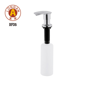 Longan-botella <span class=keywords><strong>de</strong></span> jabón para baño, <span class=keywords><strong>dispensador</strong></span> <span class=keywords><strong>de</strong></span> jabón con prensa manual para fregadero <span class=keywords><strong>de</strong></span> cocina, <span class=keywords><strong>de</strong></span> aleación <span class=keywords><strong>de</strong></span> Zinc, bomba dispensadora - Product Image 4