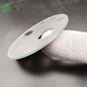 Agujeros de panel de vidrio templado impresos pequeños de 0,5mm-5mm personalizados para uso de pantalla de visualización industrial/solar alta transmisión de luz - Product Image 2