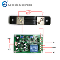 Module de capteur de courant shunt analogique à sortie relais CC 20A 30A 50A 100A 200A 300A