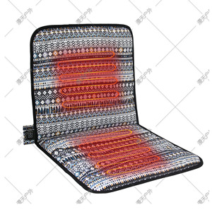 Heated Seat <b>Cushion</b> <b>Rectangular</b> Fabric Camping Chair Backrest Adjustable Temperature USB Outdoor Heating Pad - Product Image 1