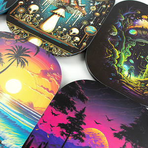 18X14ซม. ถาดม้วนโลหะวางซ้อนกันได้ลายนูนโลโก้ออกแบบได้ตามต้องการและสีเดียว - Product Image 4