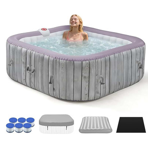 NOUVELLE ARRIVÉE <span class=keywords><strong>Jacuzzi</strong></span> <span class=keywords><strong>Gonflable</strong></span> de Loisirs, Bain à Remous <span class=keywords><strong>Gonflable</strong></span> Rectangulaire avec Massage pour l'Extérieur - Product Image 2