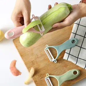 Cuchillas de Plástico Portátil para Pelar Frutas y Verduras, 1 Unidad